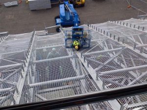 construction safety netting Edinburgh royal tattoo