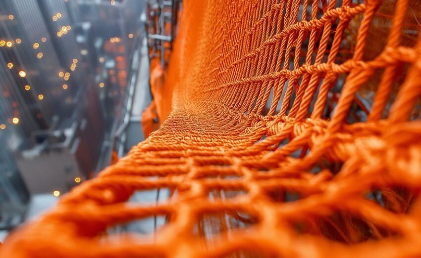 Safety Netting close up